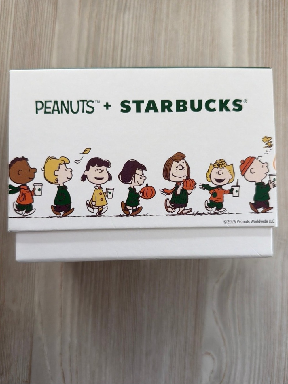 Starbucks x Peanuts Snoppy mug in box and GC